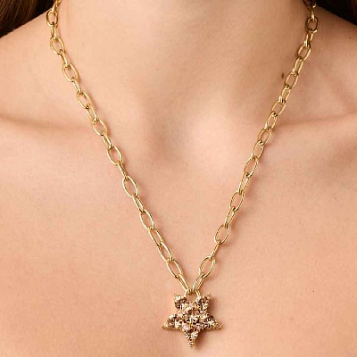 Колье SAGITTA SG GOLDEN  Dyrberg Kern  450049 