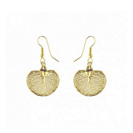 Ester Bijoux Серьги Денежный Лист Ester Bijoux LF93C-G BR Арт.: LF93C-G BR