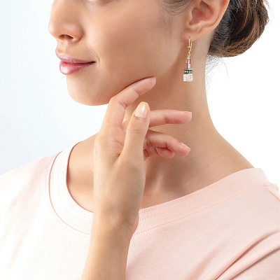 Серьги Multicolour Gold  Coeur de Lion  3040/20-1516 