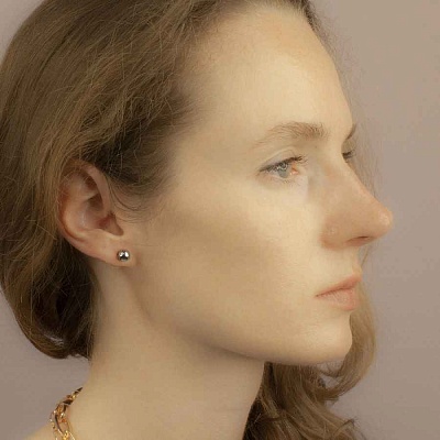 Пусеты Dots  Fiore Luna  AL1003 S 