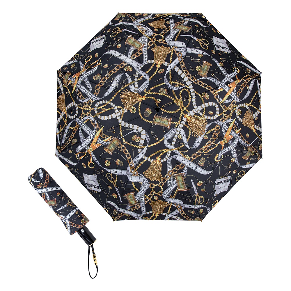 Moschino Зонт складной Sewing Tools Black Арт.: product-3396