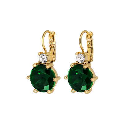 Серьги BEGONIA SG EMERALD GREEN Dyrberg Kern 470105 470105 