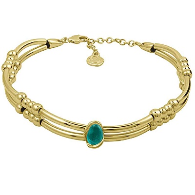 Колье DAILA TURQUESA  Ciclon  B230810-12 G/G 