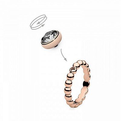 *Шарм Sesto crystal  Qudo  *666020 BW/RG 