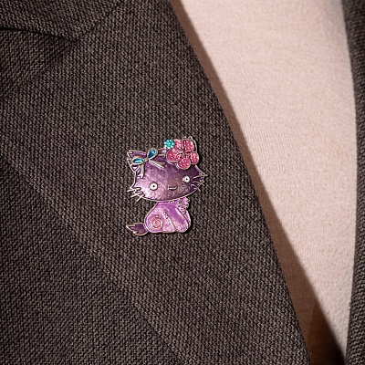 Брошь KITTY  Shadore  XZ1444.11 V/S 