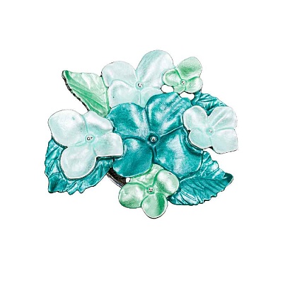 Брошь Фиалки XZ1498.20 G/S 