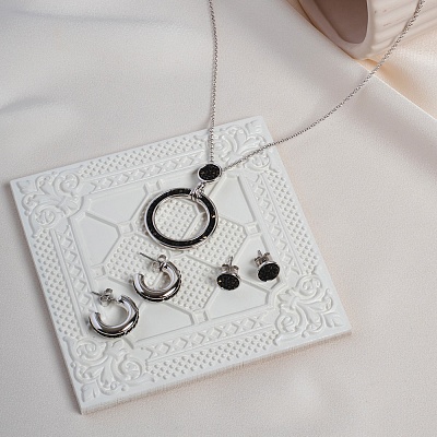 Колье SSHA  Fiore Luna  B2103SW-N01.15 BR/S 