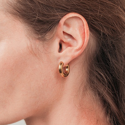 Серьги 18  Fiore Luna  AWE2894-G-5-18mm 