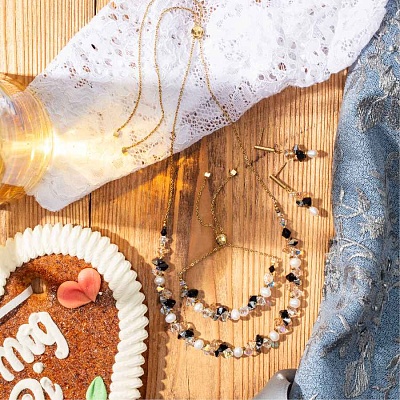 Колье Black-Crystal  Coeur de Lion  1124/10-1318 