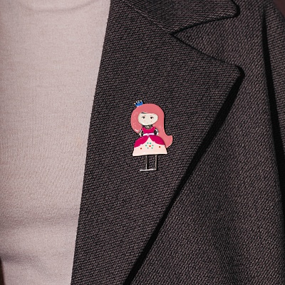 Брошь Принцесса  Shadore  XZ2298.7 R/S 