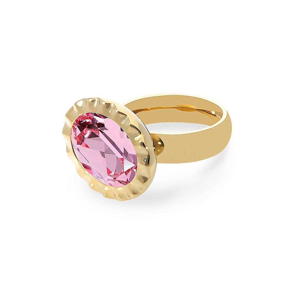 Qudo Кольцо TIVOLA UNICA big (G/P) Light rose 56 Qudo 686648 Арт.: 686648