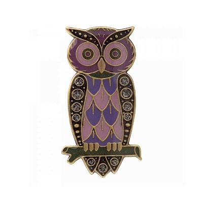 Брошь Сова  Clara Bijoux  F25016-46 V 