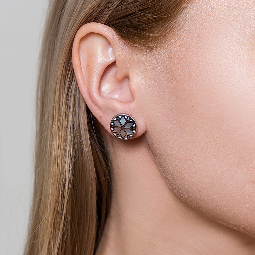 Fiore Luna Серьги MANDALA Арт.: AE03197-1 BL/S