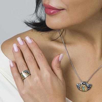 Кольцо  Fiore Luna  KR03598-1/9 