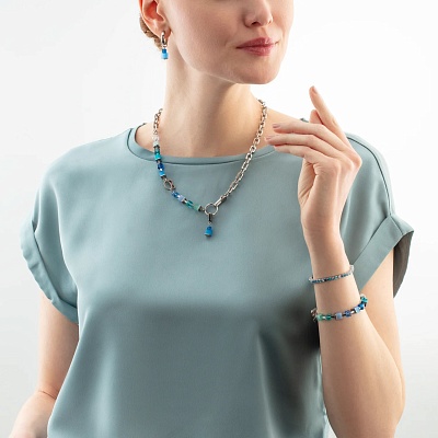 Браслет Blue-Turquoise  Coeur de Lion  4712/30-0706 