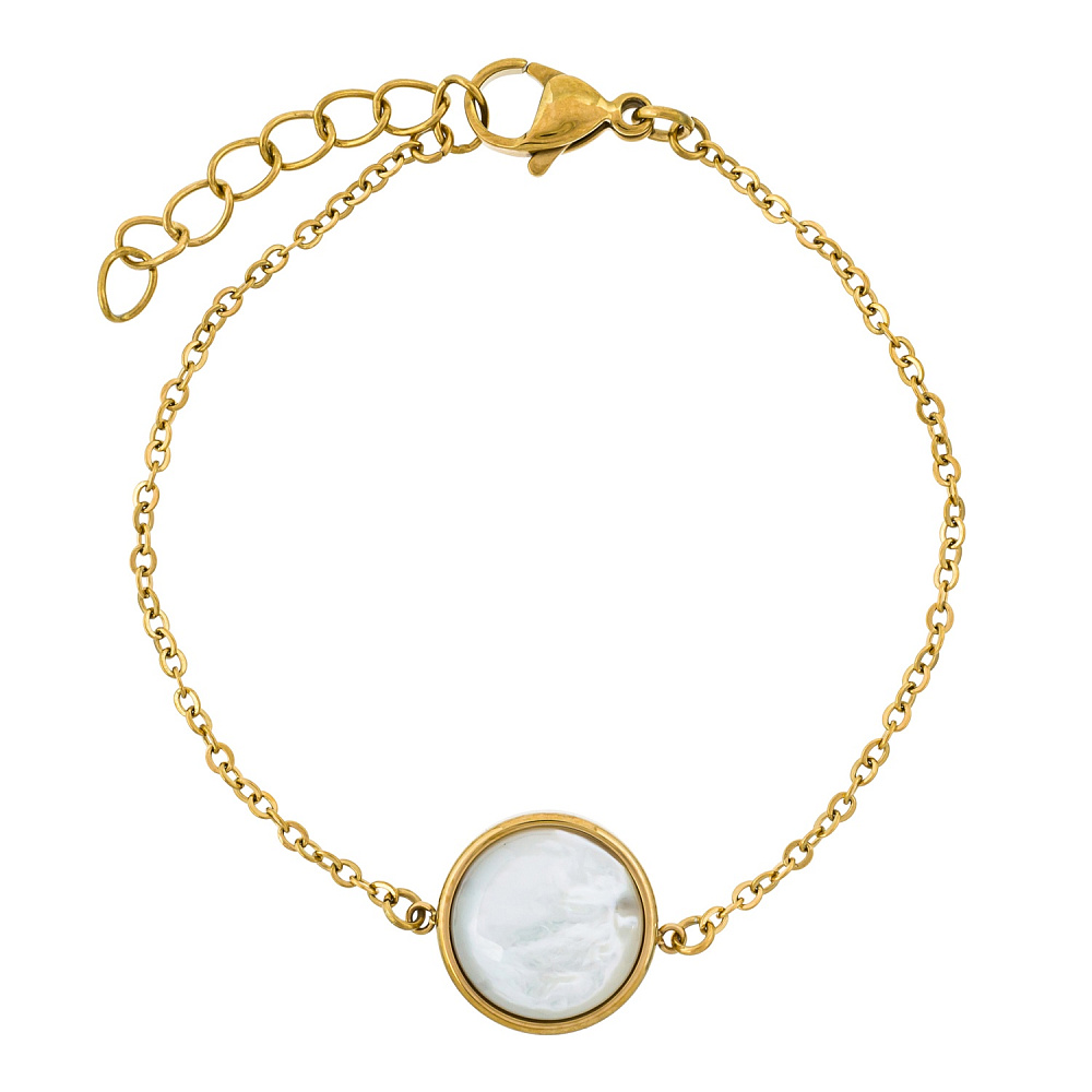 Fiore Luna Браслет Сфера SHELL WHITE Fiore Luna *CB02913-2 BW/G Арт.: *CB02913-2 BW/G