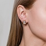 Серьги Пирамида SHELL WHITE Арт.: AE02788-7 BW/G
