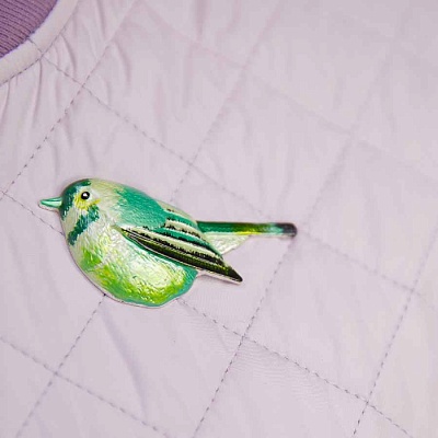 Брошь Птичка  Shadore  XZ1241.20 G/S 