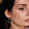 Серьги Jet Nut Арт.: A2103SW-E05.4 BW/S