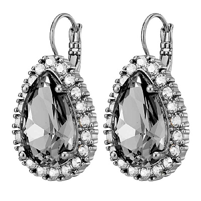 Серьги FIORA SS GREY/CRYSTAL Dyrberg Kern 450078 450078 