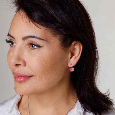 Серьги Lotus Pink Delite  Fiore Luna  A1911.7 R/S 