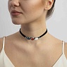 *Чокер mother mosaic/red agate/pearl sodalite Арт.: *B0207.1.8.22 BW/R/BL/S