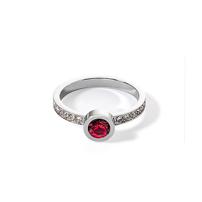 Coeur de Lion Кольцо Red-Silver 16.5 мм 0228/40-0317 52 