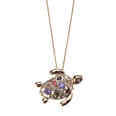 *Колье-брошь Черепаха *15A13NK021AV02 BR 