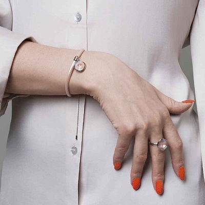 Браслет Dusty Pink Delite  Fiore Luna  C1902.M01 R/S 