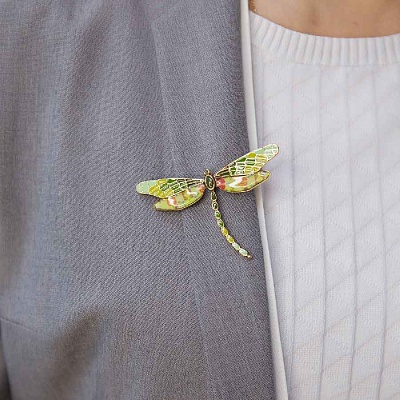 Брошь Стрекоза  Shadore  XZ0417.19 G/G 