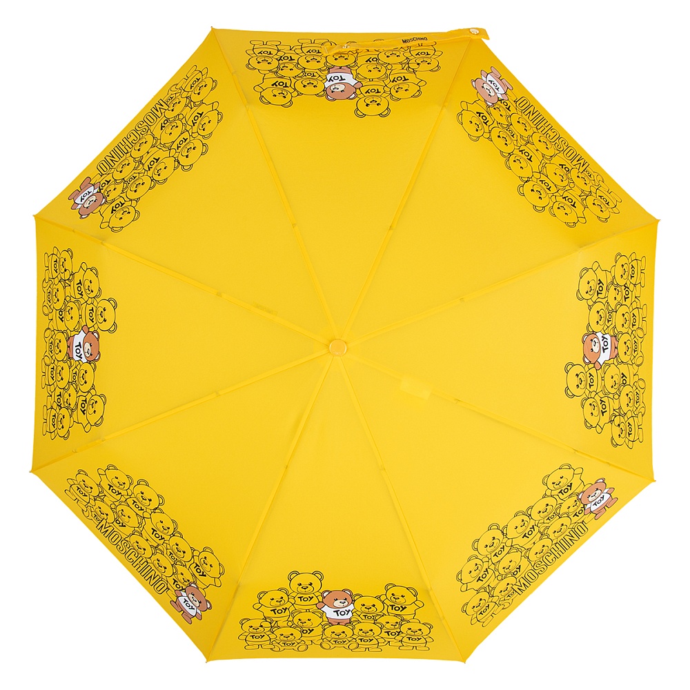 Moschino Зонт складной Bear Crowd Yellow Арт.: product-3401