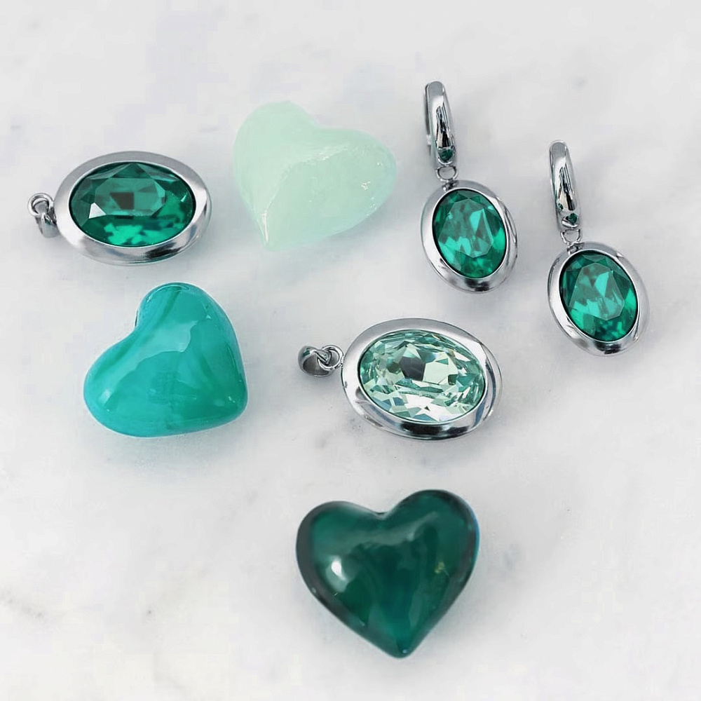 Qudo Колье TIVOLA big S emerald Qudo 404548.1 G/S Арт.: 404548.1 G/S