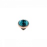Шарм Bottone Blue Zircon 8 мм Арт.: 680114 BL/RG