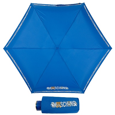 Зонт складной Moschino 8123-SuperminiF Toy Robot Blue product-3184 