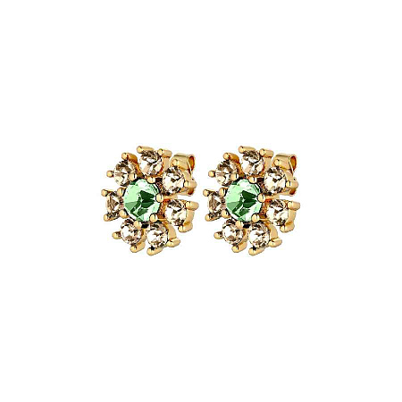 Dyrberg Kern Серьги AUDE SG L.GREEN/GOLDEN Арт.: *440041