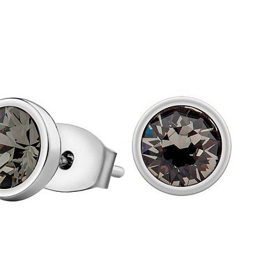 Пусеты Black Diamond  Fiore Luna  SWE298 BLD S 