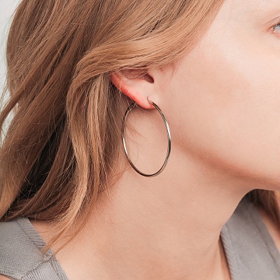 Серьги Кольцо 50  Fiore Luna  AWE2950-S-2-50mm 