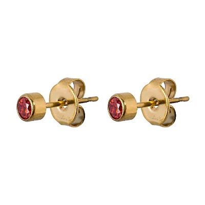 Пусеты Cubic zirconia Orange SWE0128 O G 