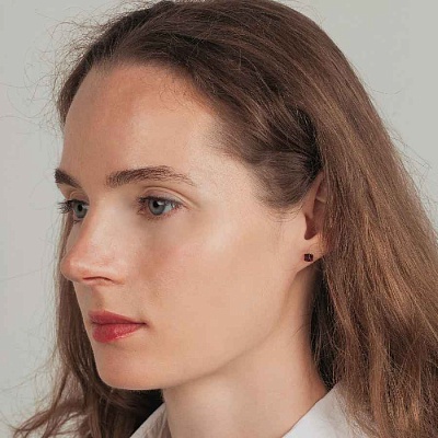 Пусеты  Hot Pink  Fiora Luna  SWE2127/1 HP S 