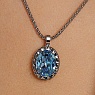 Колье TIVOLA UNICA big (S/P) Aquamarine 3cm Арт.: 420527