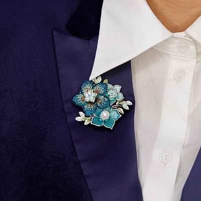 Брошь Букет  Shadore  XZ1442.20 G/S 