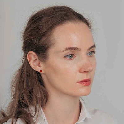 Пусеты  Siam  Fiora Luna  SWE2127/1 SI S 