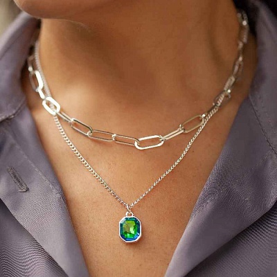 Колье Virtual Green  Fiore Luna  LN6101 S 