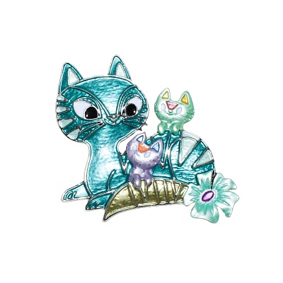 Брошь Семейка XZ1453.20 G/S 