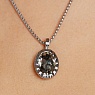 Колье TIVOLA UNICA big (S/P) Black diamond 3cm Арт.: 420539