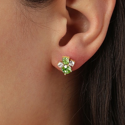 Серьги BILLIS  SG LIGHT GREEN  Dyrberg Kern  460048 