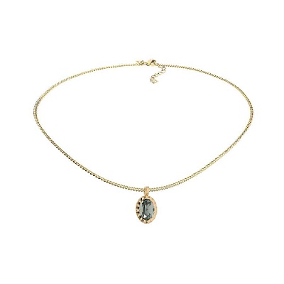 Колье TIVOLA UNICA big (G/P) Black diamond 3cm 420540 