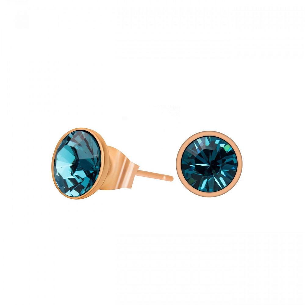 Fiore Luna Пусеты Indicolite Fiore Luna SWE298 IN RG Арт.: SWE298 IN RG