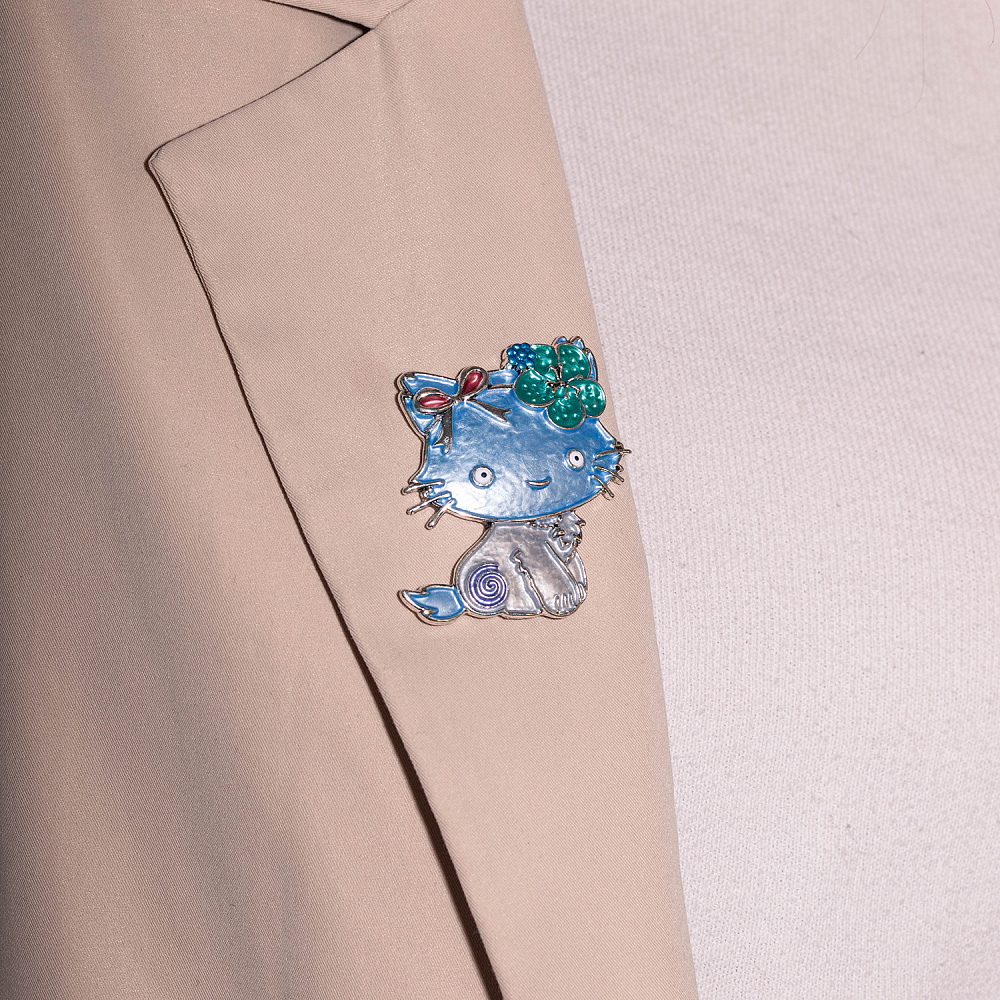 Shadore Брошь KITTY Shadore XZ1444.21 BL/S Арт.: XZ1444.21 BL/S