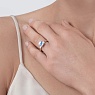 Кольцо Light Blue-Silver 18 мм Арт.: 0500/40-0741 56